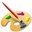 Paint Brush & Easel