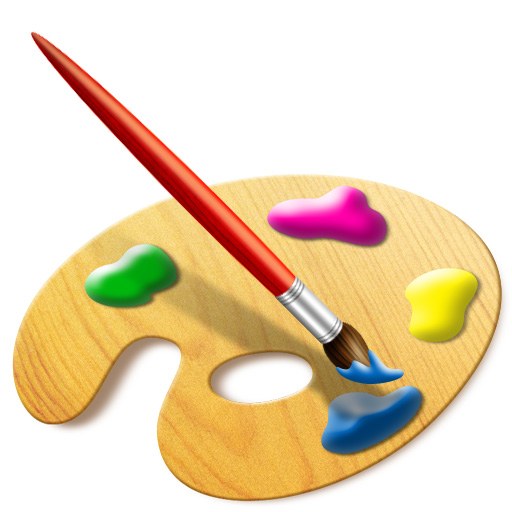 Paint Brush & Easel