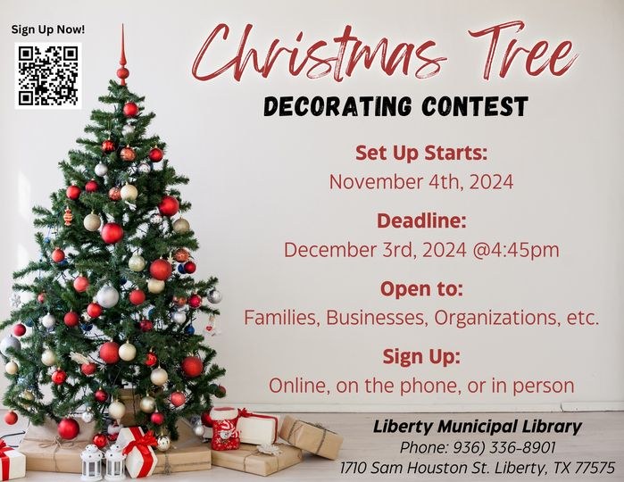 Liberty Municipal Library Tree Decorating Event