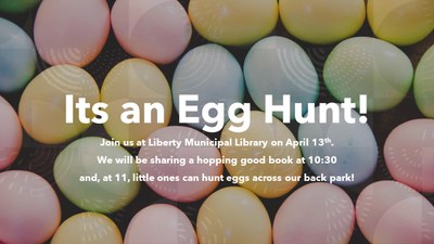 Hop on Over to the Library for a Story Followed by an Easter Egg Hunt