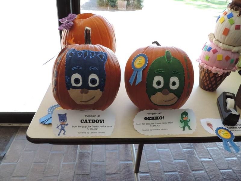PJ Mask Pumpkins