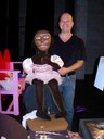 Greg Ruhe and Yolanda from Puppet Pizzazz